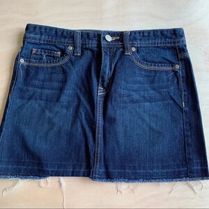 Old Navy Frayed Jean Skirt